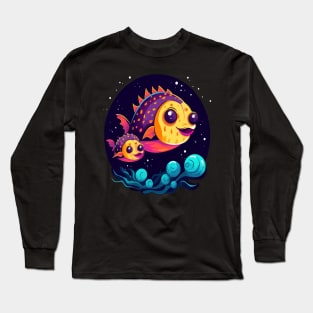 Puffer Fish Mothers Day Long Sleeve T-Shirt